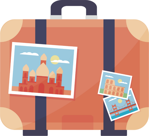 3D Travelling Icon Illustration