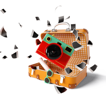 3D Travelling Icon Illustration